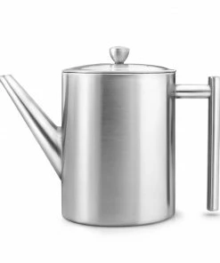Bredemeijer Teapot Minuet Cylindre 1 2 L In Satin Silver