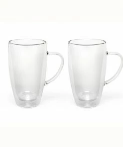 Bredemeijer Glass Double Walled For Coffee Or Tea Medium 320 ml In A Set Of 2