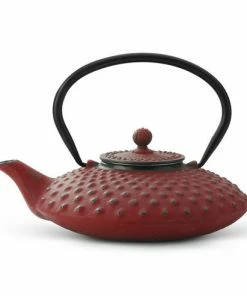 Bredemeijer Teapot Xilin Design Cast Iron 0.8 L In Red