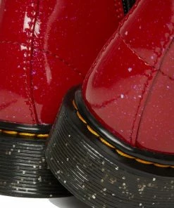 Dr Martens 1460 Junior Glitter Ankle Boots Bright Red 10 Dr Martens 1460 Junior Glitter Ankle Boots Bright Red
