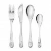 Bredemeijer Zilverstad Childrens Cutlery Set Miffy Zoo Animals 4 Pcs In Stainless Steel