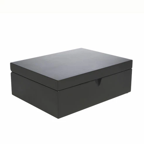 Bredemeijer Tea Box in Bamboo Complete with 4 Canisters & Tea Measuring Spoon in Black 4 Bredemeijer Tea Box in Bamboo Complete with 4 Canisters & Tea Measuring Spoon in Black