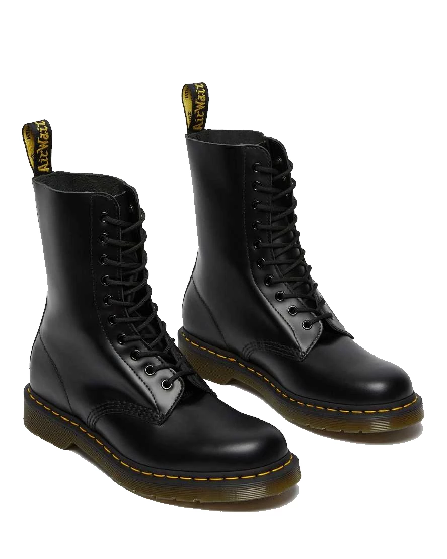 Dr Martens 1490 High Boots Black Smooth 3 Dr Martens 1490 High Boots Black Smooth