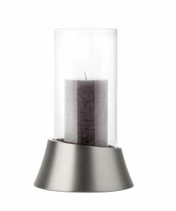 Bredemeijer Zilverstad Hurricane Lamp Monte Design In Matt Lacquered Steel With Glass 24 cm