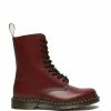 Dr Martens 1490 High Boots Cherry Red Smooth