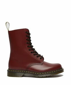 Dr Martens 1490 High Boots Cherry Red Smooth