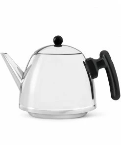 Bredemeijer Teapot Double Wall Duet Classic Design 1.2l Steel With Black Fittings