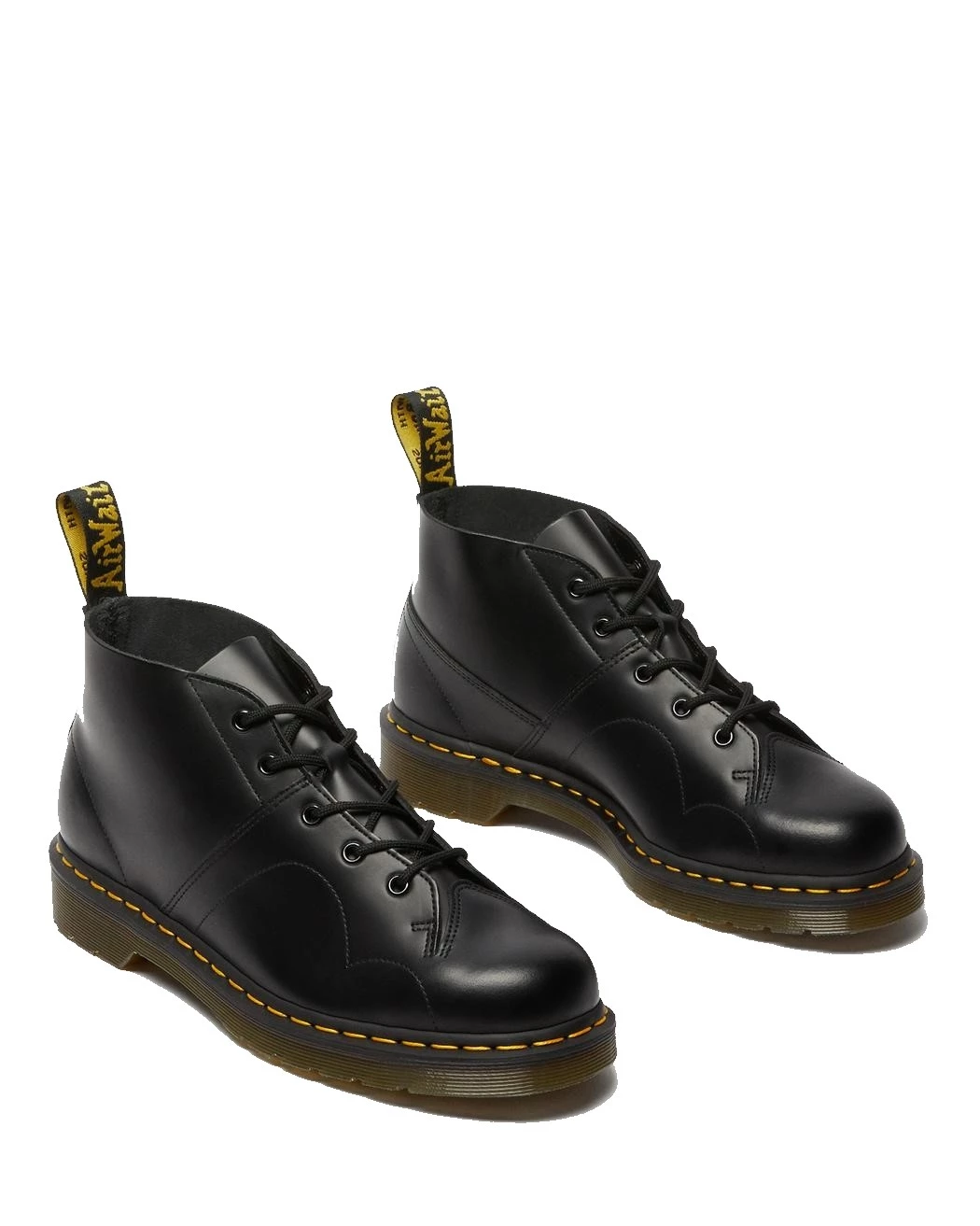Dr Martens Church Monkey Black Smooth Shoes 7 Dr Martens Church Monkey Black Smooth Shoes