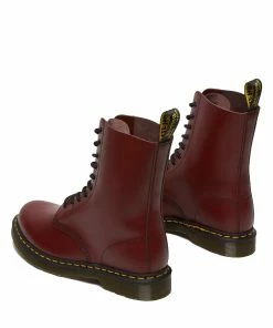 Dr Martens 1490 High Boots Cherry Red Smooth