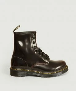 Dr Martens Cherry Red Arcadia 1460 Leather Boots