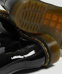 Dr Martens 1460 Leather Boots Black Patent Lamper