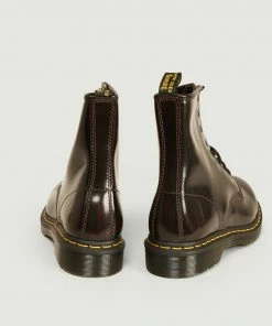 Dr Martens Cherry Red Arcadia 1460 Leather Boots