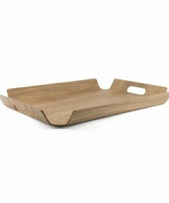 Bredemeijer Serving Tray Madera Design Rectangular Extra Large In Natural Wood