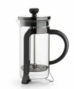 Bredemeijer Leopold Vienna Coffee Maker Borosilicate Glass With Gloss Black Holder 350ml