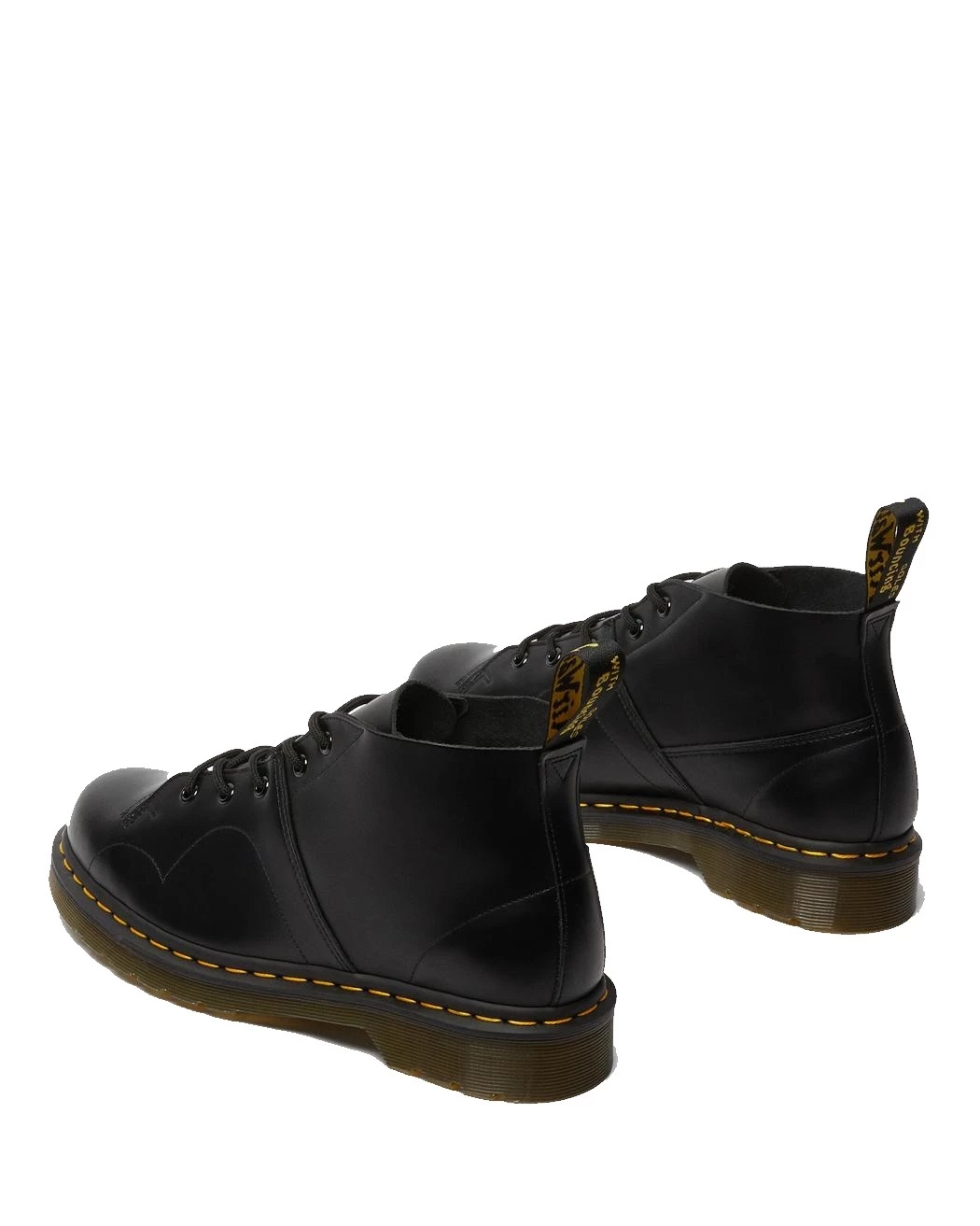 Dr Martens Church Monkey Black Smooth Shoes 4 Dr Martens Church Monkey Black Smooth Shoes
