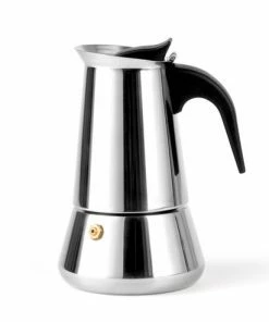 Bredemeijer Leopold Vienna Espresso Maker Trevi For 4 Cups In Stainless Steel