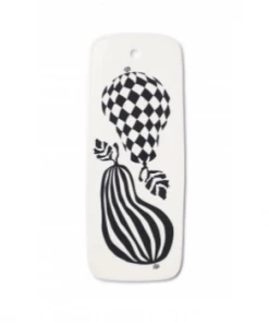 Littlephant 14.5 x 35.5cm White Serving Plate