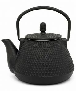 Bredemeijer Teapot Wuhan Design 1.0l In Cast Iron In Black