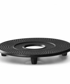Bredemeijer Coaster Or Trivet Cast Iron Jang Design in Black