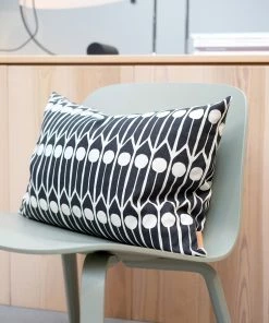 Littlephant Cotton cushion cover 50x50cm - Feathers Black/White 8 Littlephant Cotton cushion cover 50x50cm - Feathers Black/White