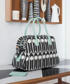 Littlephant Small Black and White Feathers Daybag