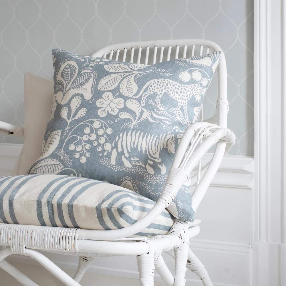 Littlephant 50 x 50cm Dusty Blue Wild At Heart Cushion Cover 4 Littlephant 50 x 50cm Dusty Blue Wild At Heart Cushion Cover