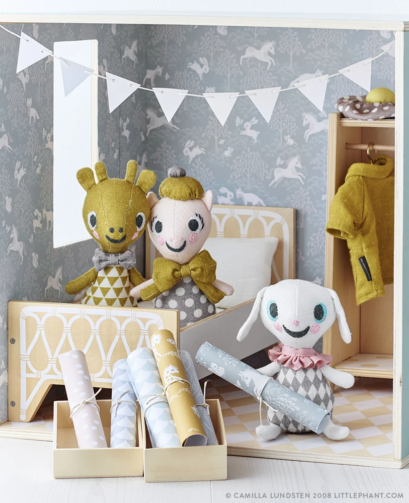 Littlephant White Linen Nina Doll 4 Littlephant White Linen Nina Doll