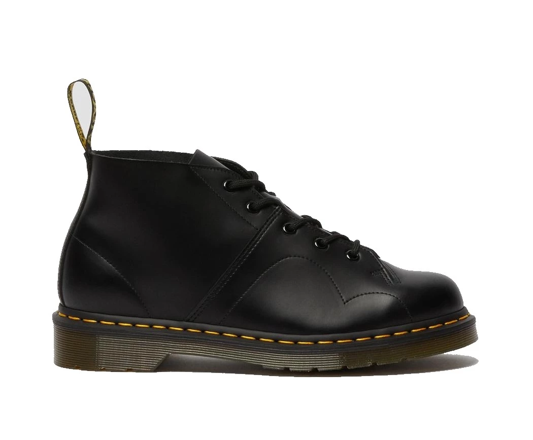Dr Martens Church Monkey Black Smooth Shoes 3 Dr Martens Church Monkey Black Smooth Shoes