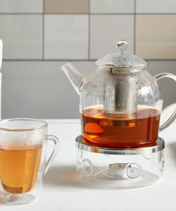 Bredemeijer Glass Minuet Teapot 1 2 L With Stainless Steel Filter