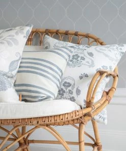 Littlephant 60 x 40cm Ebony Dusty Blue Fields Cushion Cover 8 Littlephant 60 x 40cm Ebony Dusty Blue Fields Cushion Cover