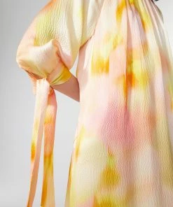 Rodebjer Wava Waterfloral Silk Dress