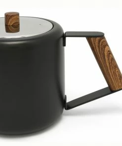 Bredemeijer Teapot Double Wall Boston Design In Matt Black 1.2 L