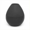 Bredemeijer Zilverstad Vase Como Design In Stoneware In Matt Gloss Black Finish Large 1 Bredemeijer Zilverstad Vase Como Design In Stoneware In Matt Gloss Black Finish Large