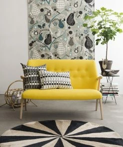 Littlephant Cotton cushion cover 60x40cm - Feathers White/Black 8 Littlephant Cotton cushion cover 60x40cm - Feathers White/Black