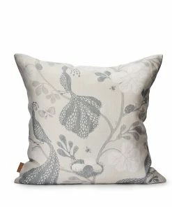 Littlephant 50 x 50cm Grey Blue Sandstone Night Birds Cushion Cover