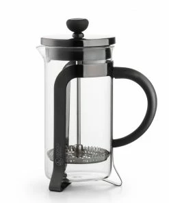 Bredemeijer Leopold Vienna Coffee Maker Borosilicate Glass With Gloss Black Holder 350ml