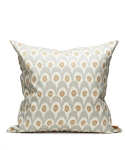 Littlephant Cotton cushion cover 50x50cm - Circus White/Grey