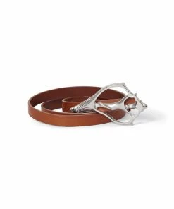 Rodebjer Shell Belt - Brown/Silver