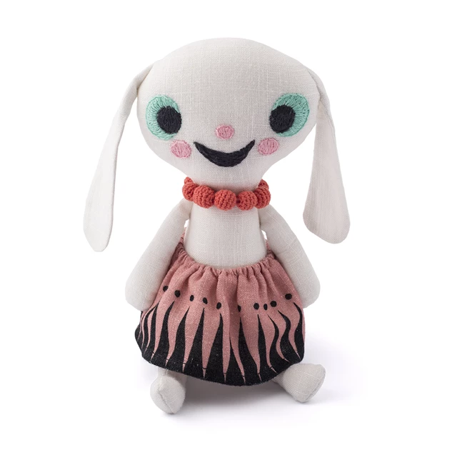 Littlephant White Linen Nina Doll 7 Littlephant White Linen Nina Doll