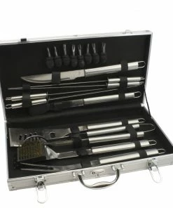 Bredemeijer Leopold Vienna Barbecue Case With 18 Pieces