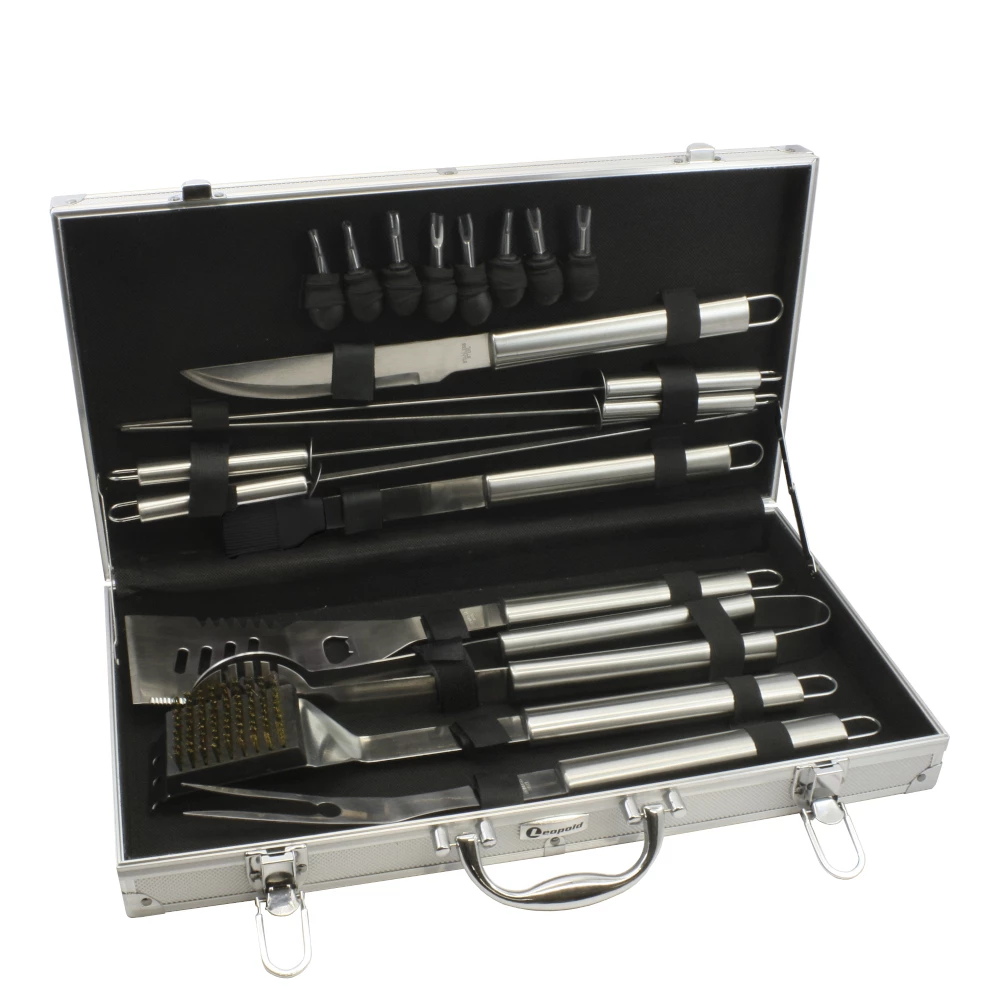 Bredemeijer Leopold Vienna Barbecue Case With 18 Pieces 4 Bredemeijer Leopold Vienna Barbecue Case With 18 Pieces