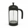 Bredemeijer Leopold Vienna Coffee Tea Maker Puglia Borosilicate Glass In Black 1 L