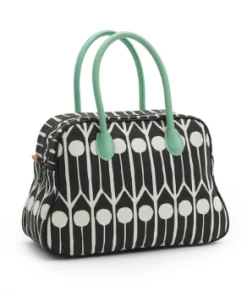 Littlephant Small Black and White Feathers Daybag