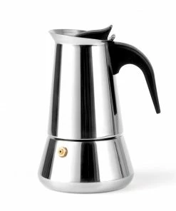 Bredemeijer Leopold Vienna Espresso Maker Trevi For 4 Cups In Stainless Steel