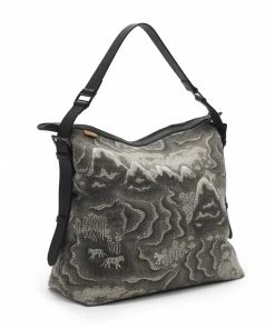 Littlephant Grey Tiger Island Pattern Messenger Bag