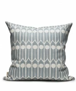 Littlephant 50 x 50cm Dusty Blue Feathers Cushion Cover