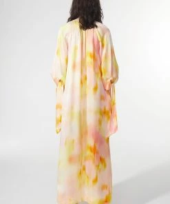 Rodebjer Wava Waterfloral Silk Dress