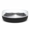 Bredemeijer Zilverstad Bowl Solido In Black Concrete With Glass Upper Dia 22 x 7 cm