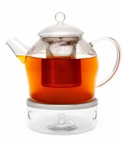 Bredemeijer Glass Minuet Teapot 1 2 L With Stainless Steel Filter