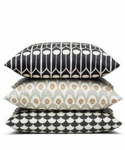 Littlephant Cotton cushion cover 50x50cm - Circus White/Grey